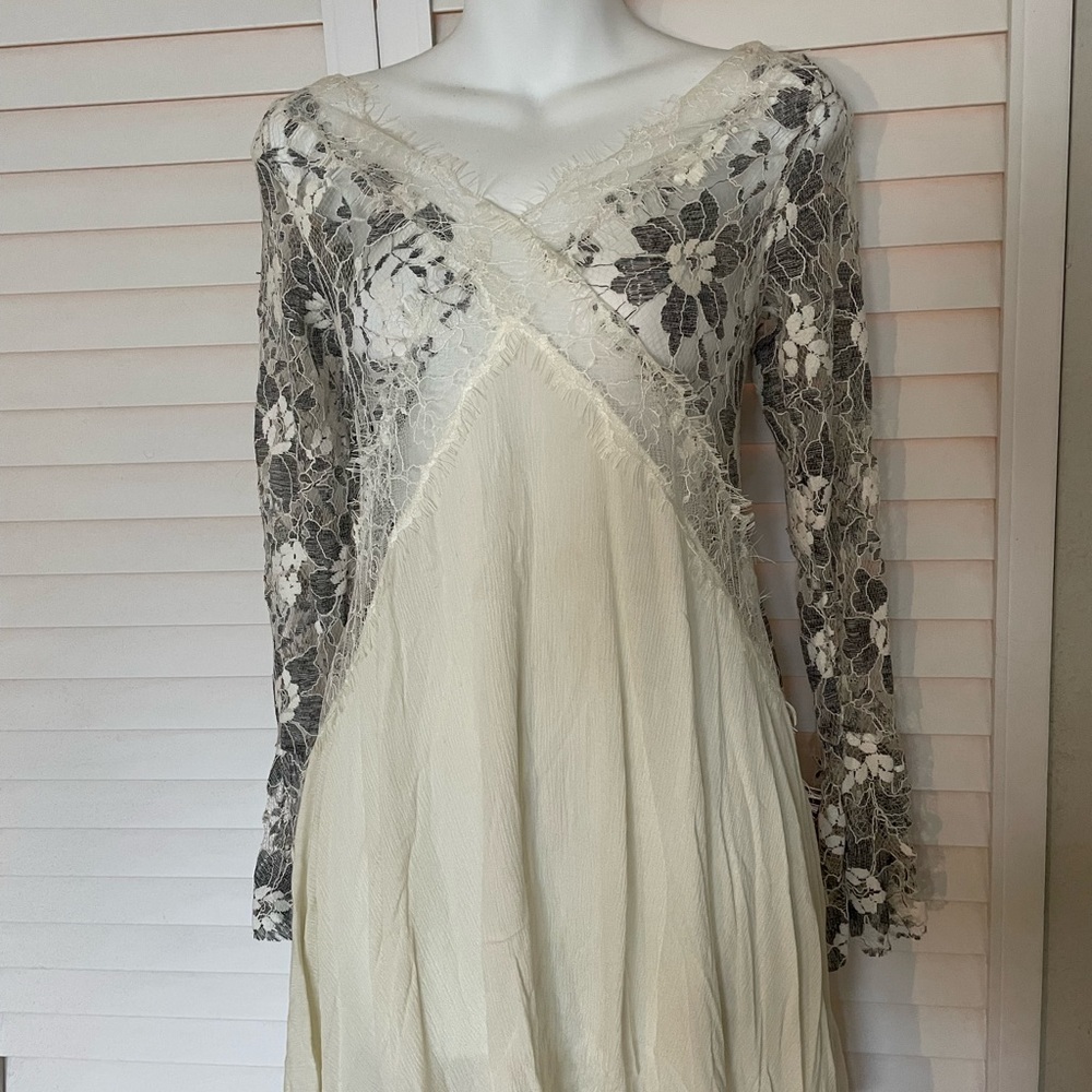 White and Lacey dress